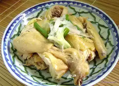 Chicken rice recipe in a rice cooker