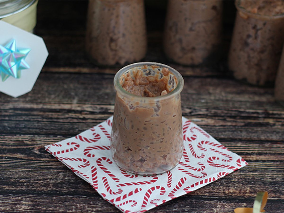 Rice pudding jar with chocolate - photo 2