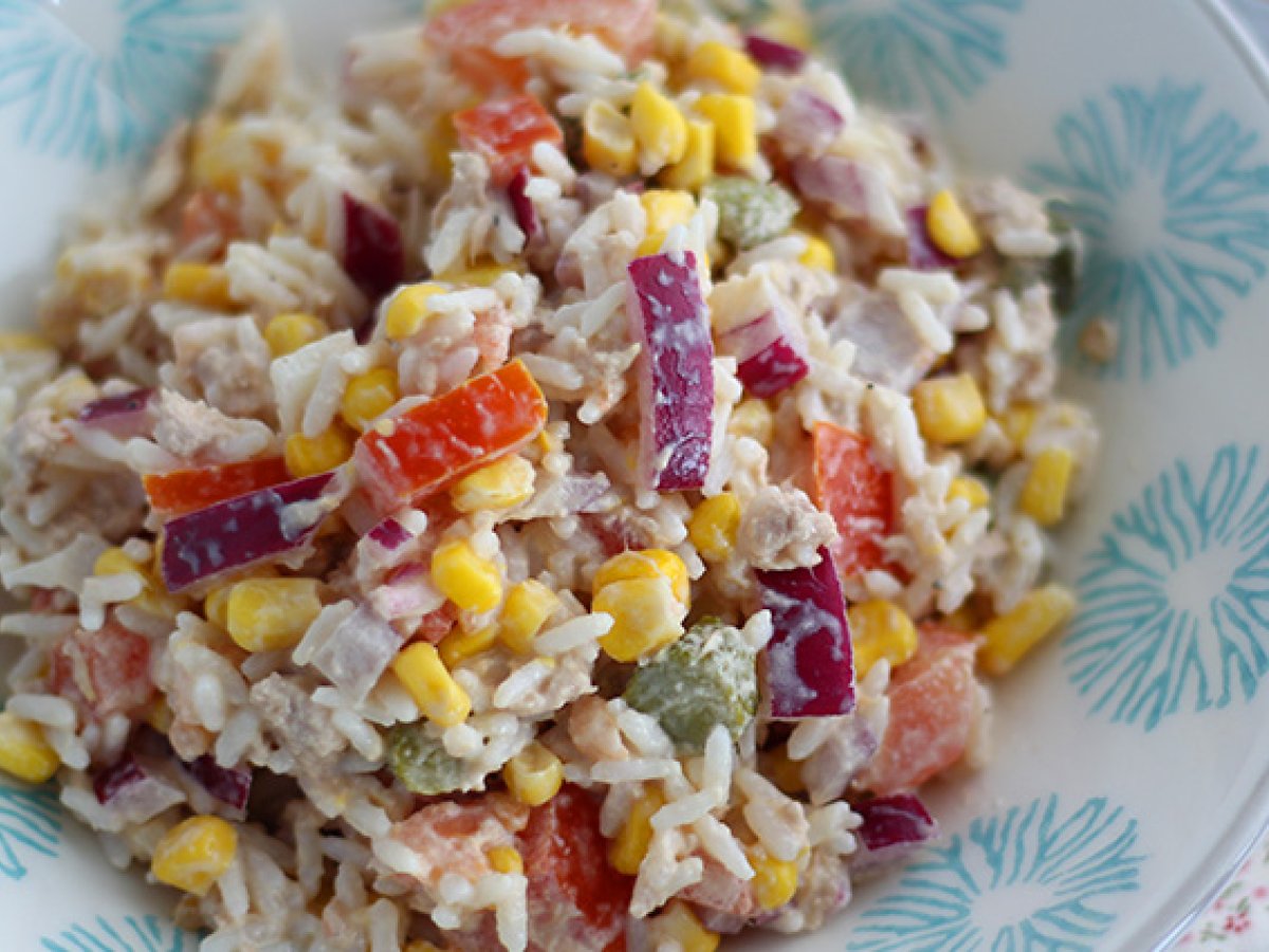 Rice salad, easy and quick! - photo 2