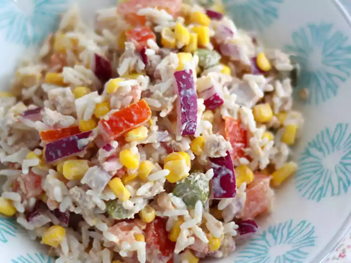 Rice salad (easy and quick) - photo 2