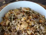 Rice salad with chicken, zucchini, pine nuts, and balsamic glaze, photo 3