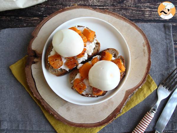 Ricotta, butternut and egg toasts - photo 4