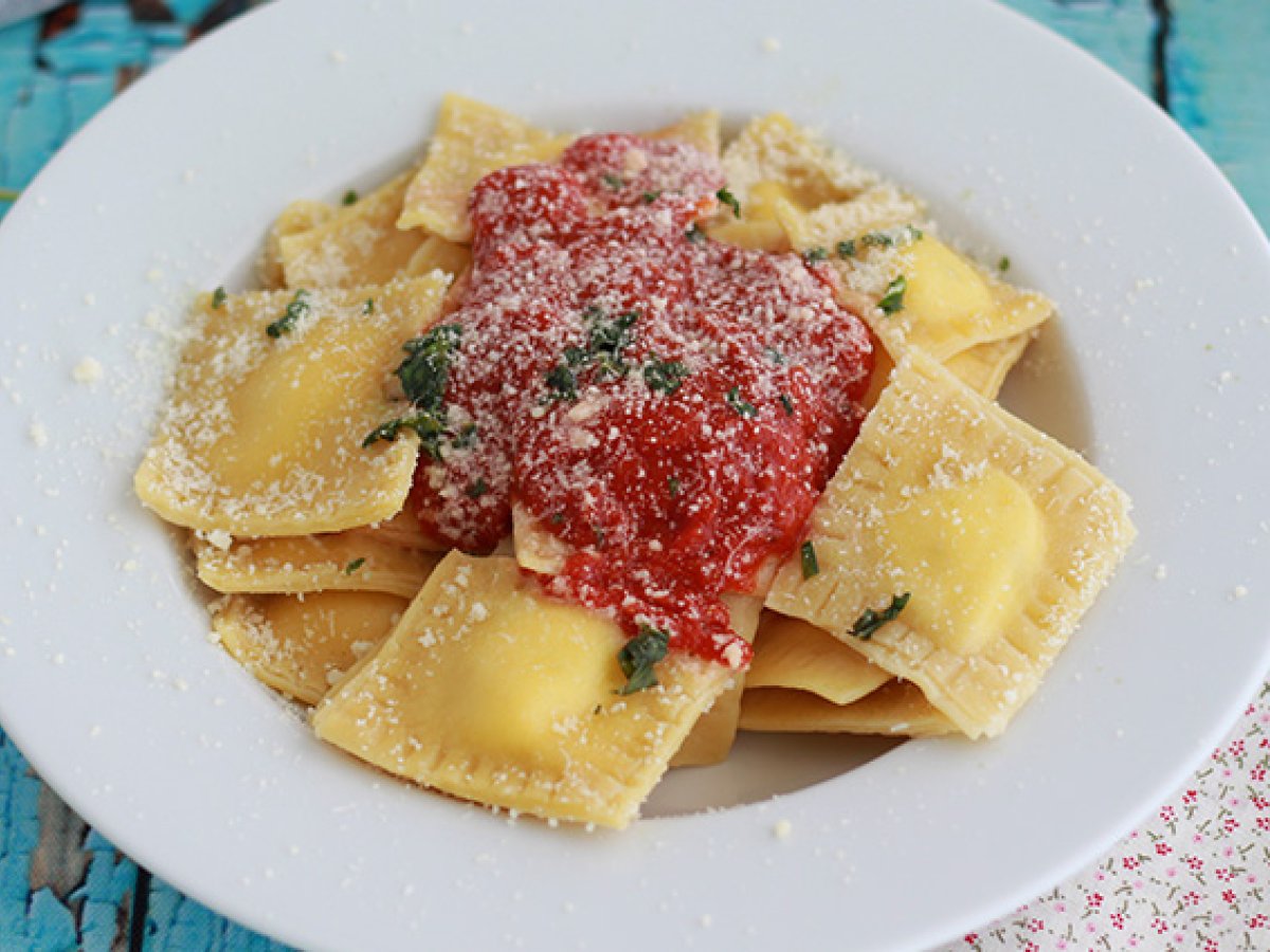 Ricotta ravioli