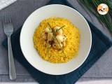 Risotto with scallops and saffron, photo 2