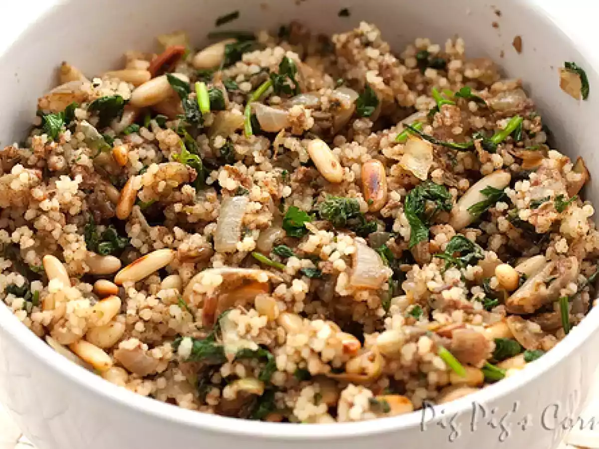 Roast Boneless Shoulder of Lamb with Couscous, Pine Nuts & Mint Stuffing - photo 2