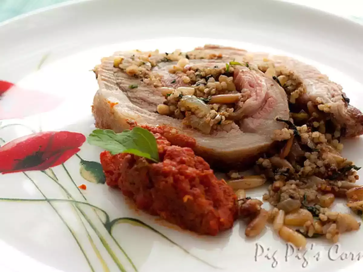 Roast Boneless Shoulder of Lamb with Couscous, Pine Nuts & Mint Stuffing - photo 7