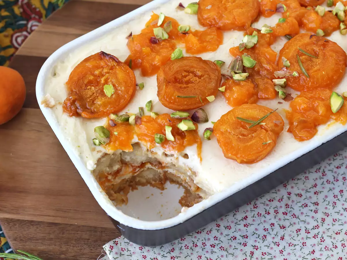 Roasted apricot tiramisu for summer - photo 9