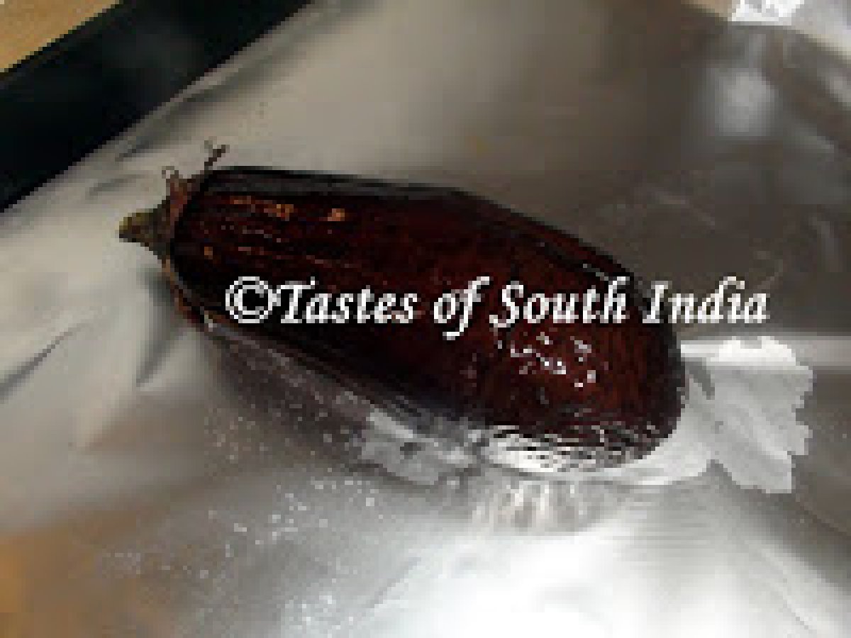 Roasted Brinjal Mosaru Bajji - photo 2