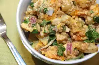 Roasted butternut squash and wheat berry salad recipe