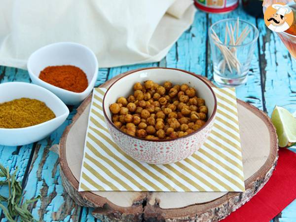 Roasted chickpeas with curry