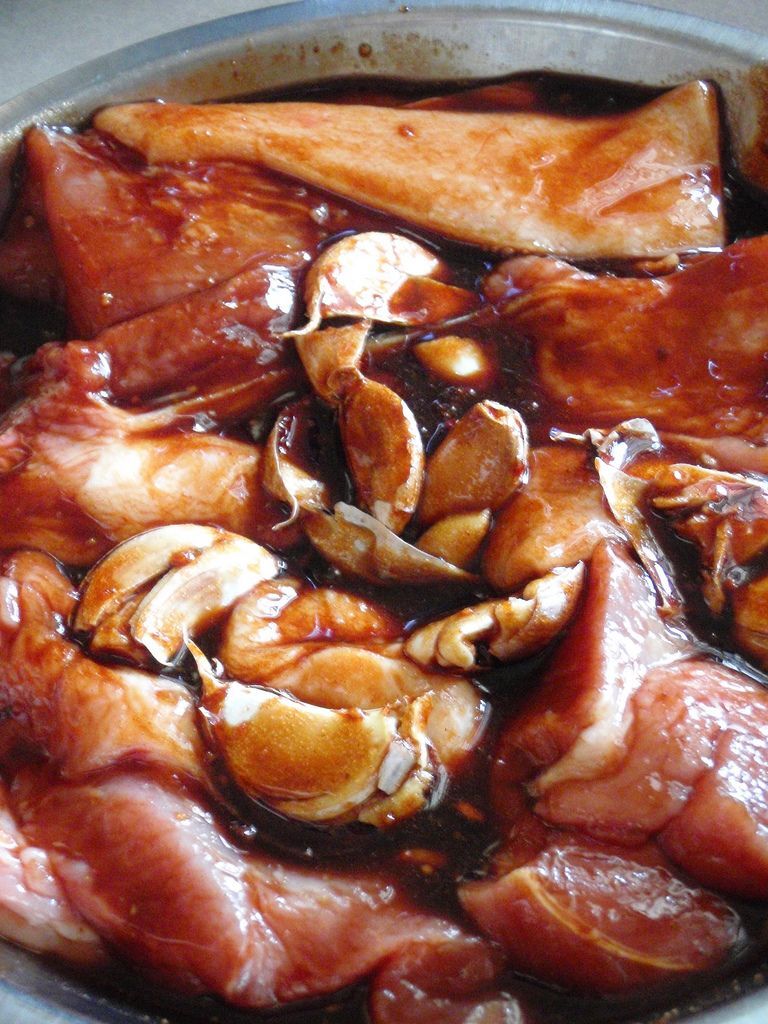 Roasted pork belly (char siu) in china town - Recipe Petitchef