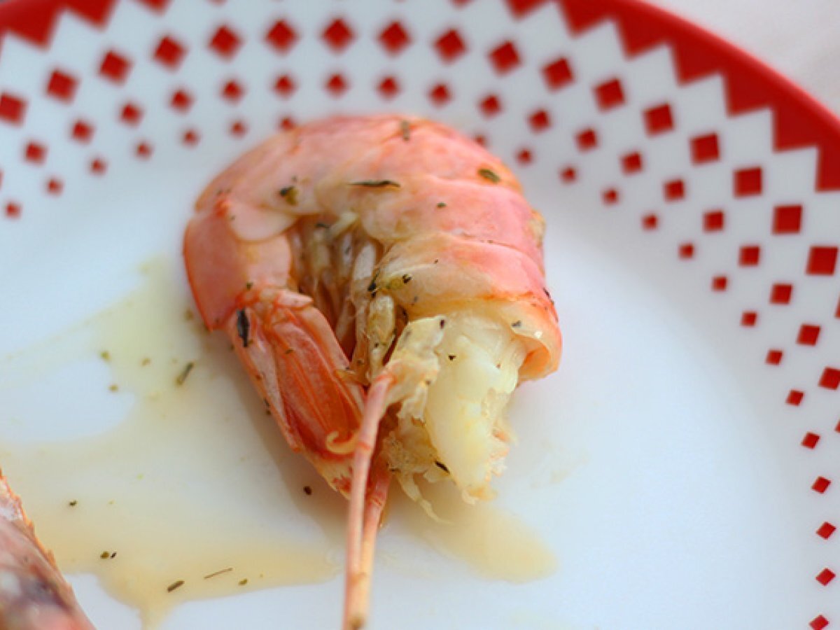 Roasted prawns with garlic and herbs - photo 4