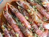 Roasted prawns with garlic and herbs, photo 2