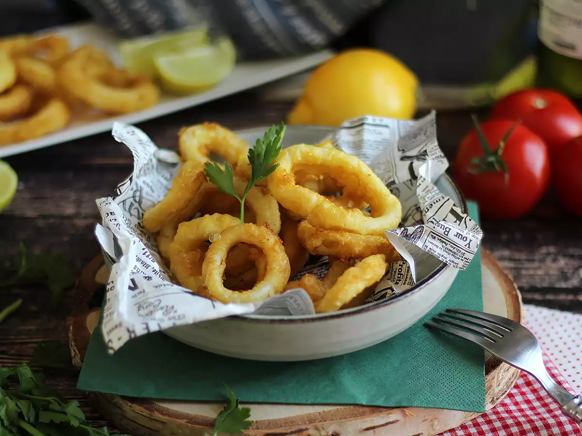 Roman-style calamari – battered calamari - photo 4