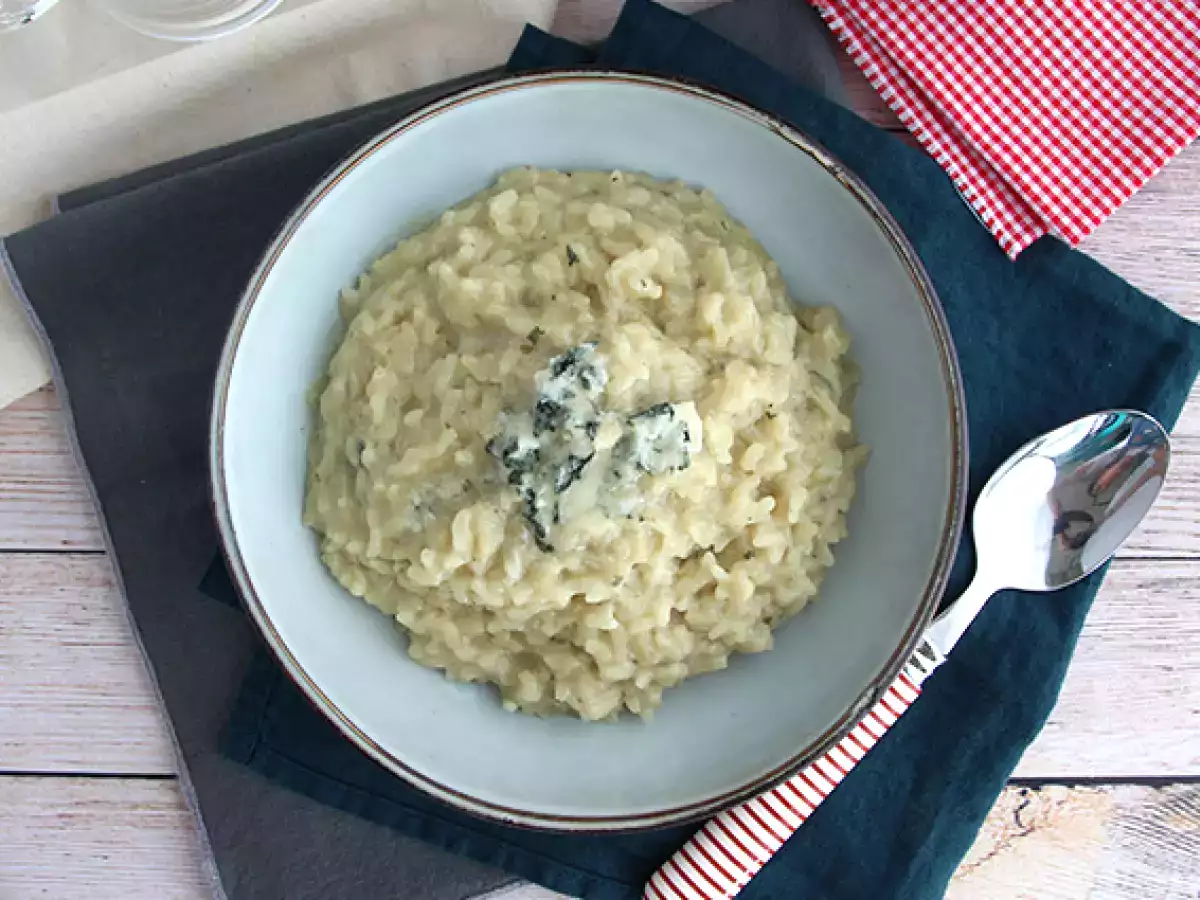 Roquefort Risotto - The Iconic Italian rice dish with blue cheese - photo 2