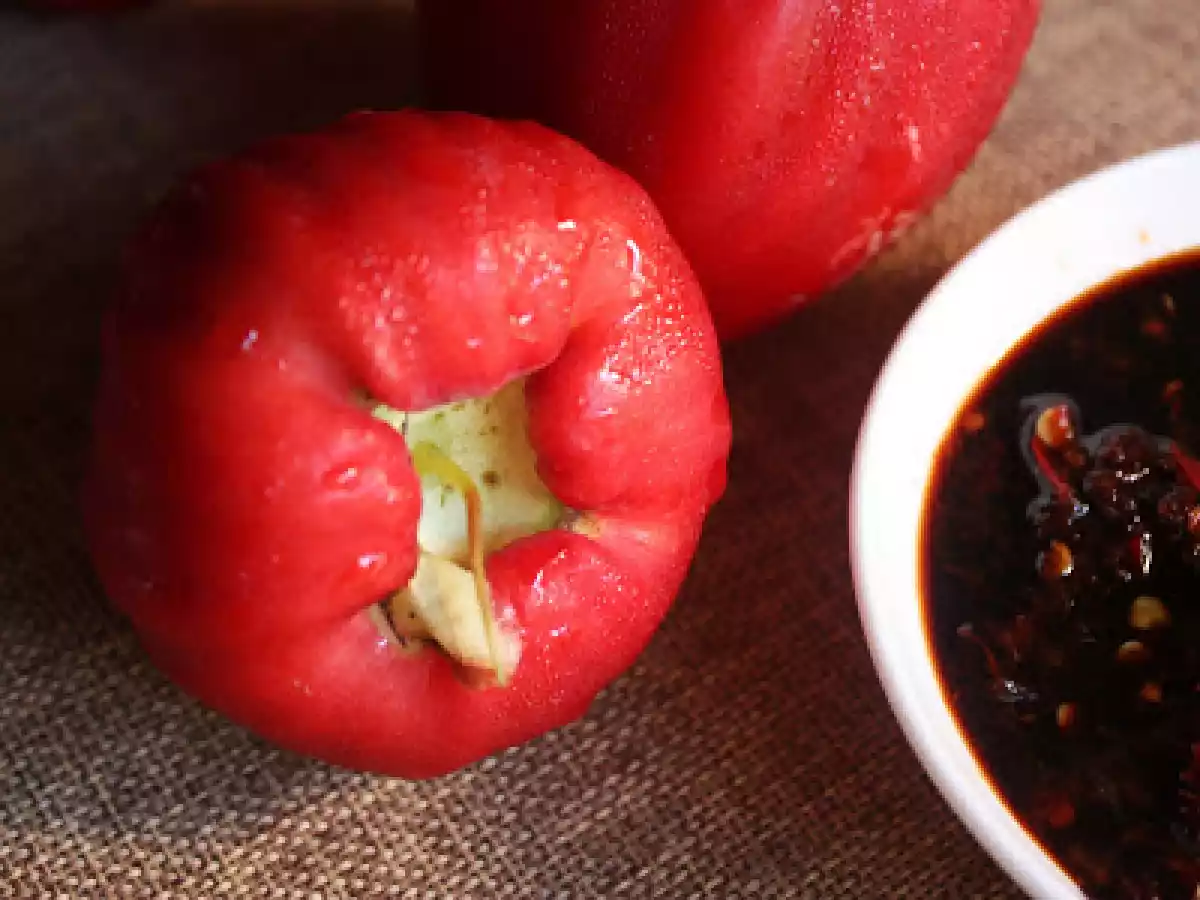 ROSE APPLES OR JAMBU AIR AND A SWEET SPICY DIPPING SAUCE - photo 4