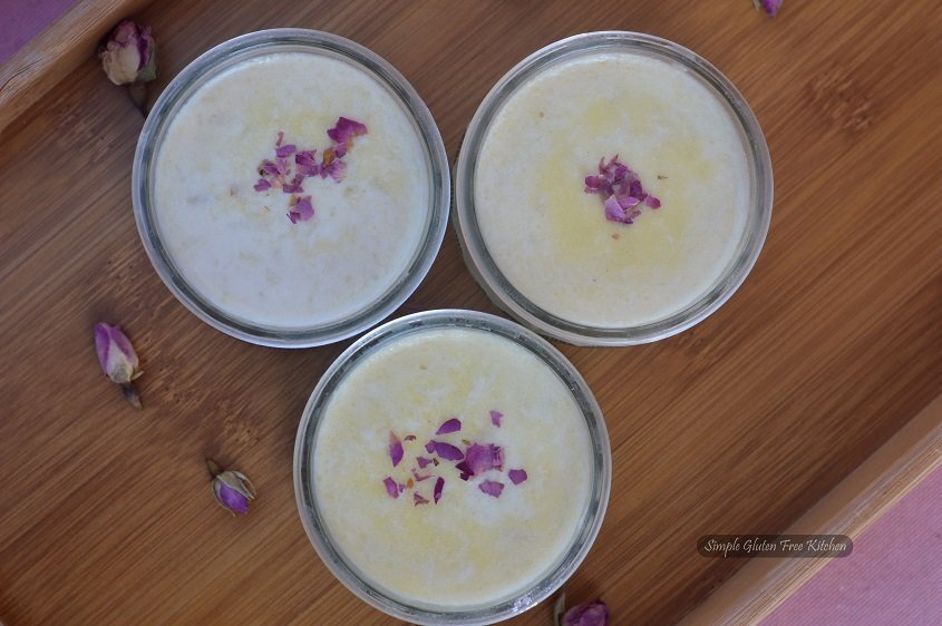 Rose scented sweet potato kheer Recipe Petitchef