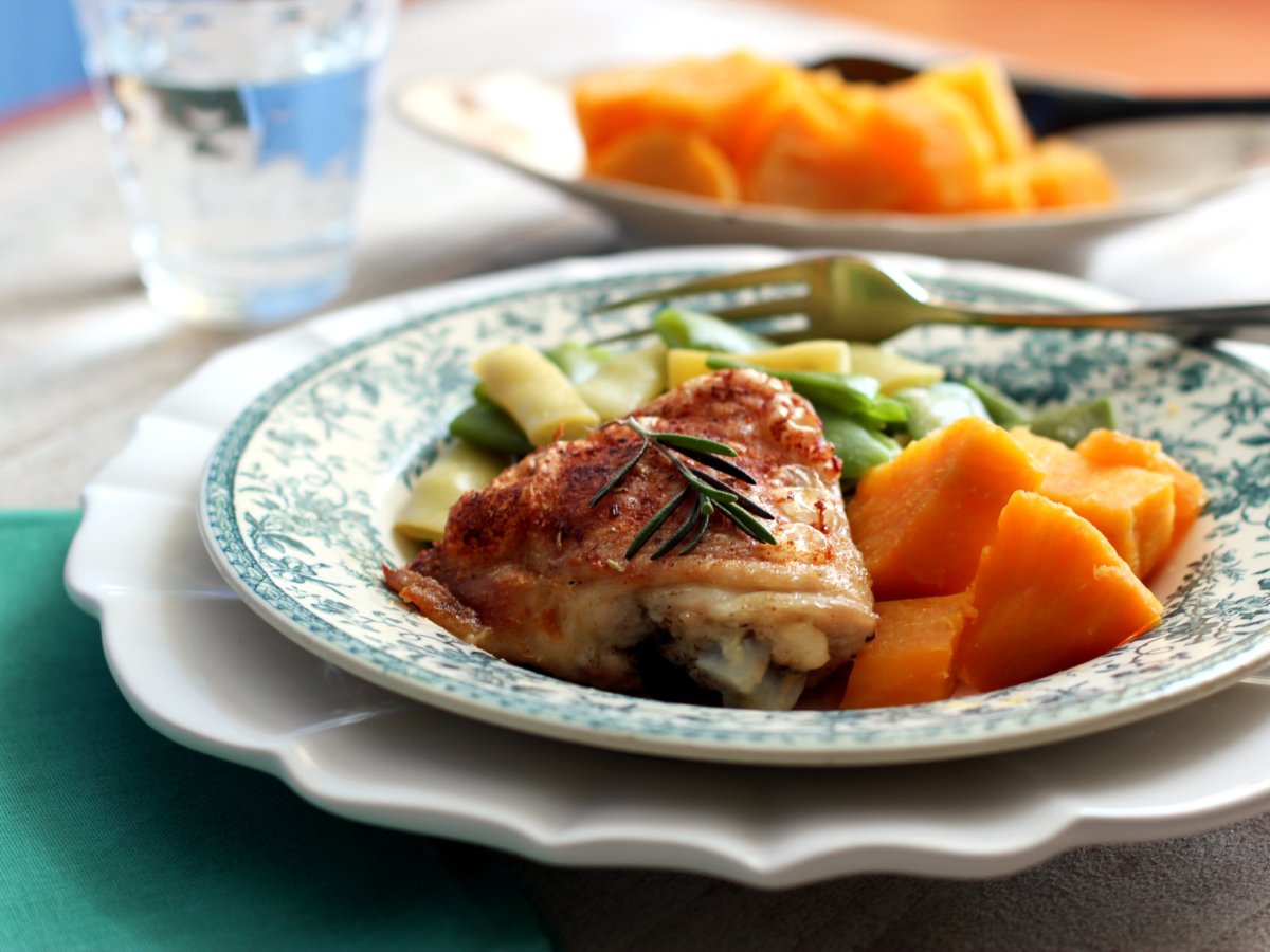 Rosemary Baked Chicken Thighs