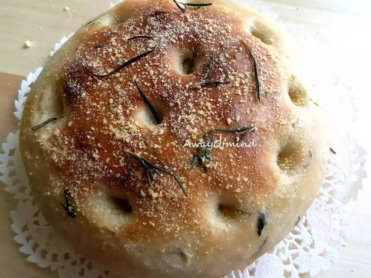 Rosemary Focaccia 65C Tangzhong Method
