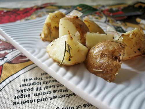 Rosemary Potato Salad Of Roasted Potatoes And Caramelized Onions ...