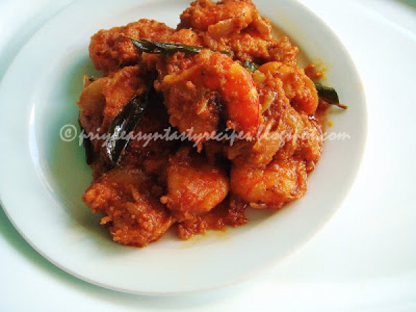 Royallu Mudda Kura /Prawn Curry - T&T from Sailu's Kitchen