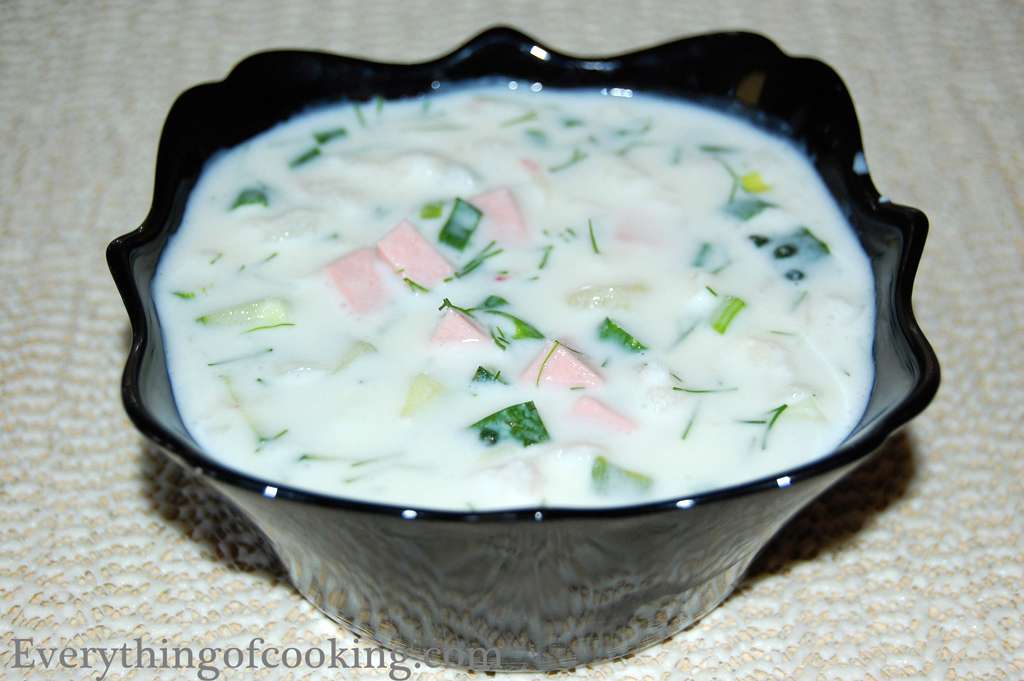 Russian cold soup “okroshka”, Recipe Petitchef