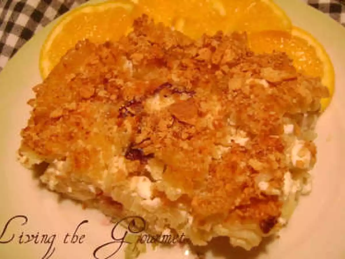Russian Noodle Pudding (Adapted from-The Houses Cookbook)