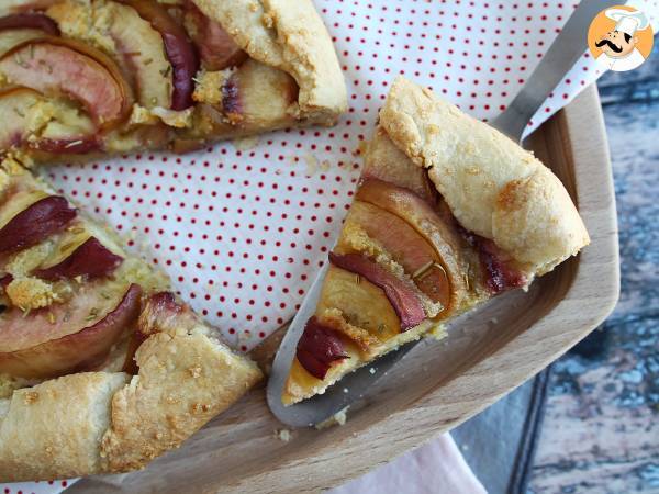 Rustic peach tart with rosemary - photo 3