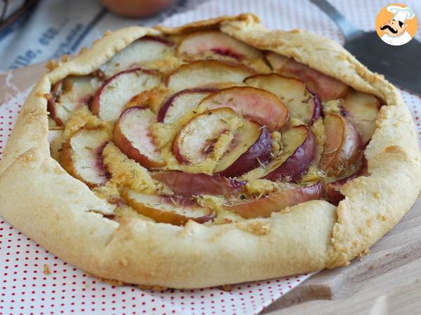 Rustic peach tart with rosemary - photo 4