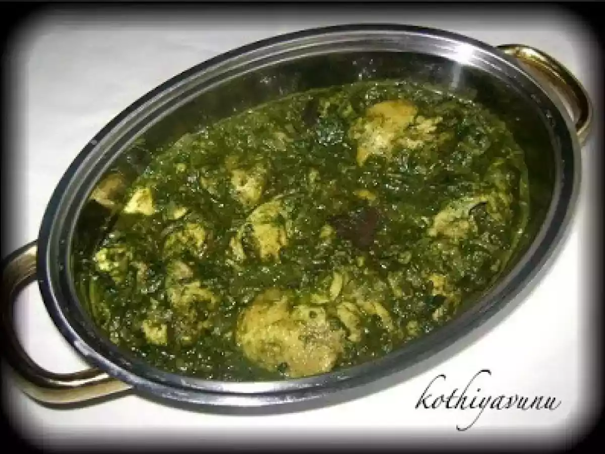 Saagwala Murg /Spinach/Palak Chicken Curry