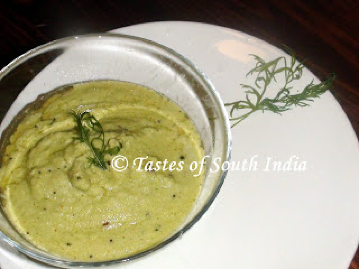 Sabsige Soppu (Dill leaves) Chutney