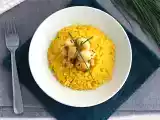 Saffron scallop risotto, photo 2
