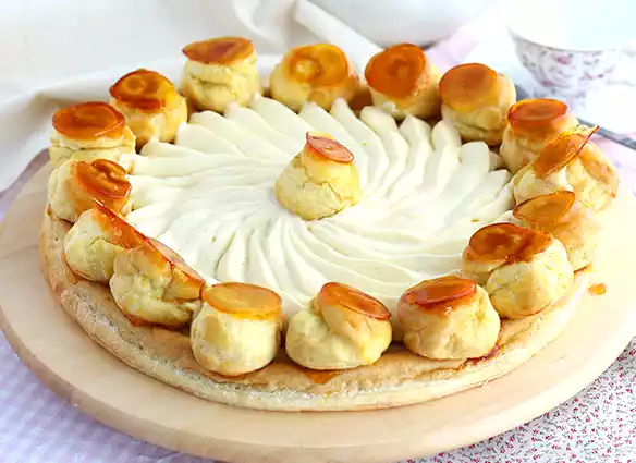 Saint honoré: step-by-step recipe with video guide