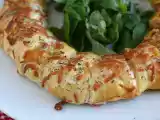 Salmon and mustard puff pastry crown, photo 2