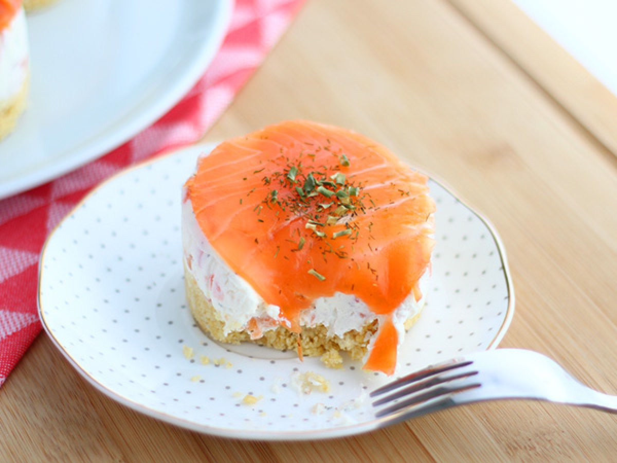 Salmon cheesecakes - Video recipe ! - photo 4