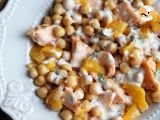 Salmon, chickpea and orange salad, photo 2