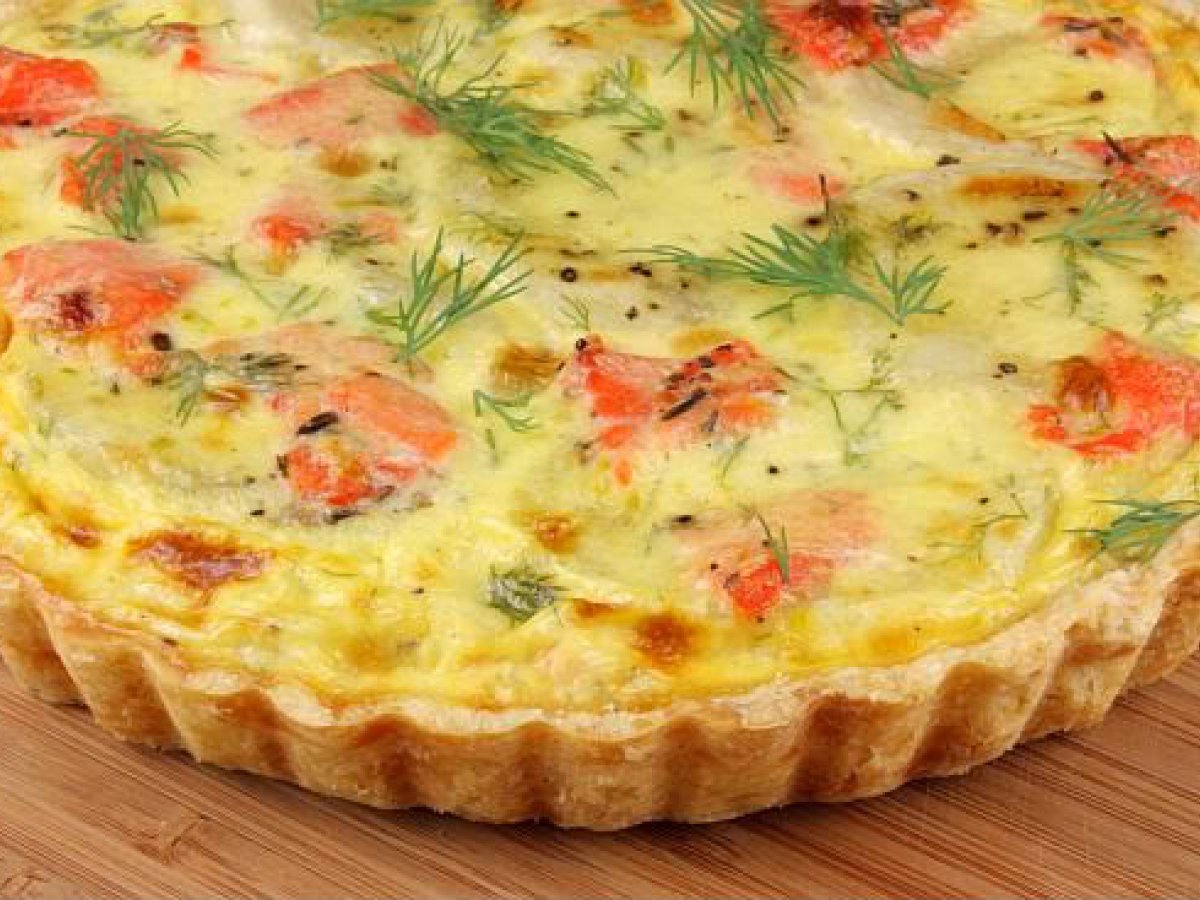 Salmon, Dill and Potato Tart - photo 2