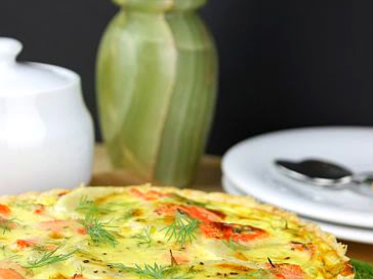 Salmon, Dill and Potato Tart - photo 3