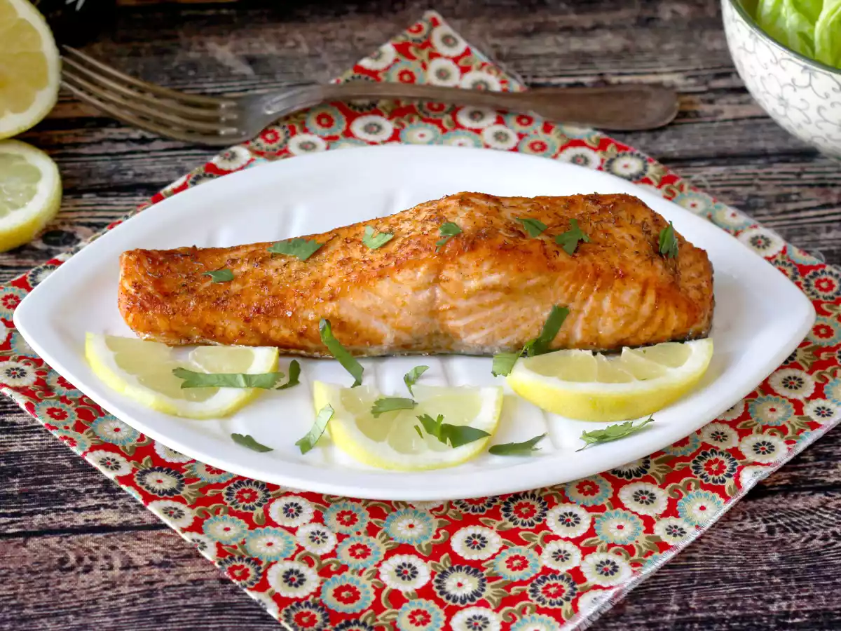 Salmon fillet in the Air Fryer: healthy, tasty cooking!