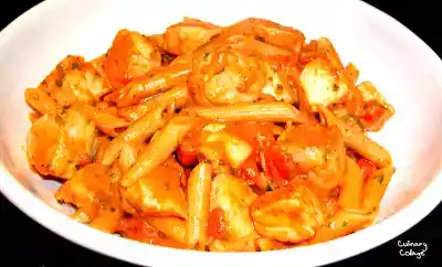 Salmon penne recipe with vodka sauce