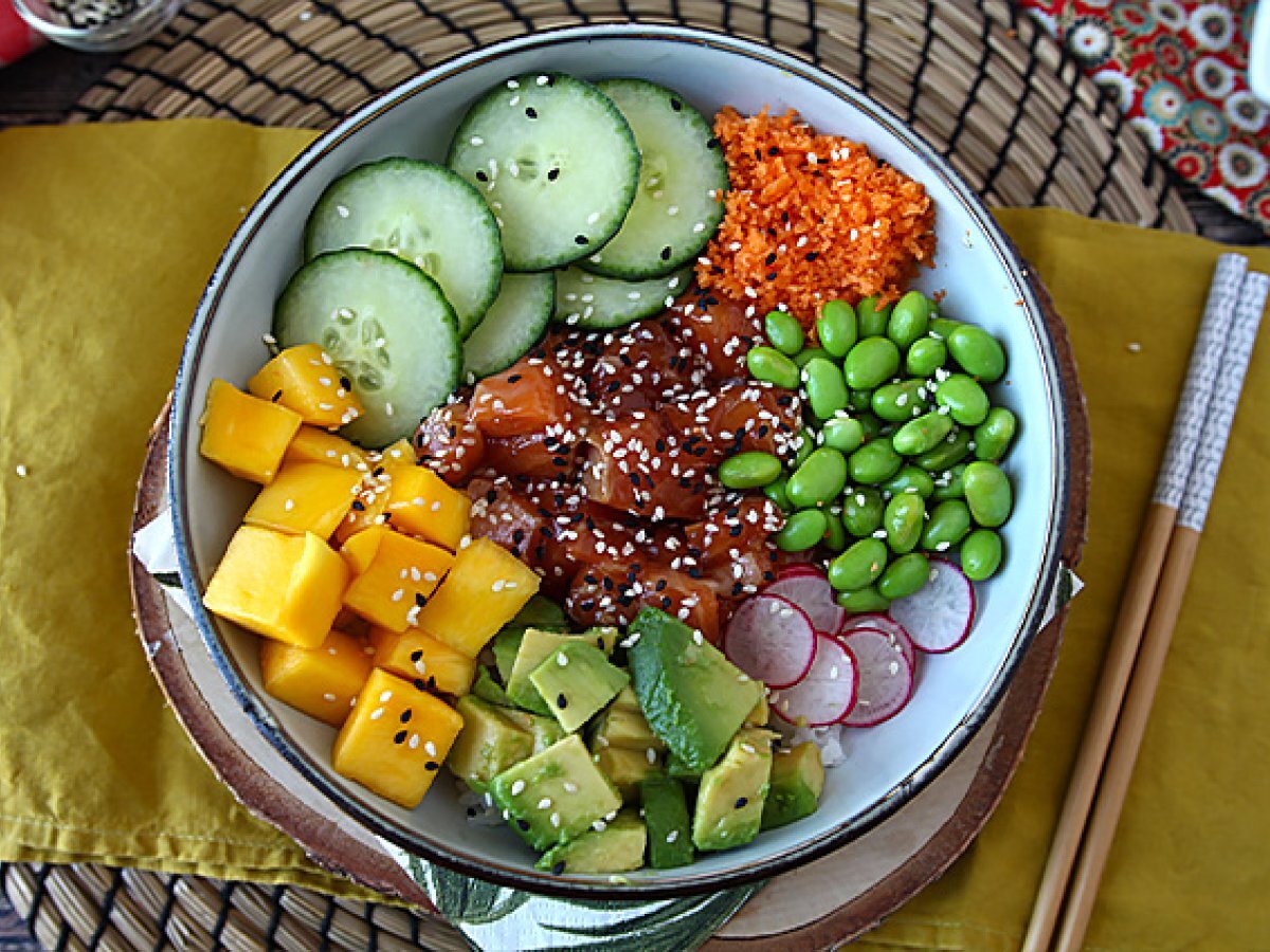 Salmon poke bowl - photo 2