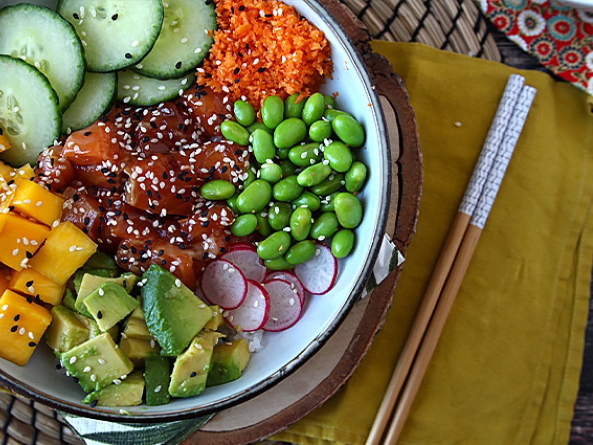 Salmon poke bowl - photo 4