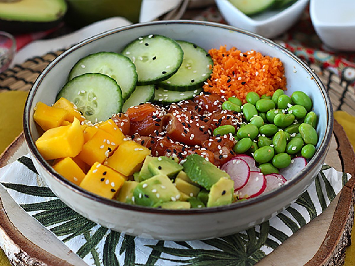 Salmon poke bowl - photo 5