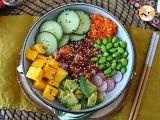 Salmon poke bowl, photo 1