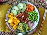 Salmon poke bowl, photo 1