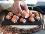 Salmon rolls with goat cheese - video recipe !, photo 1