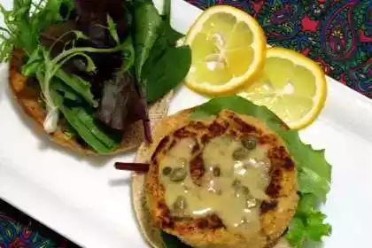 Salmon sandwich recipe with mustard caper sauce