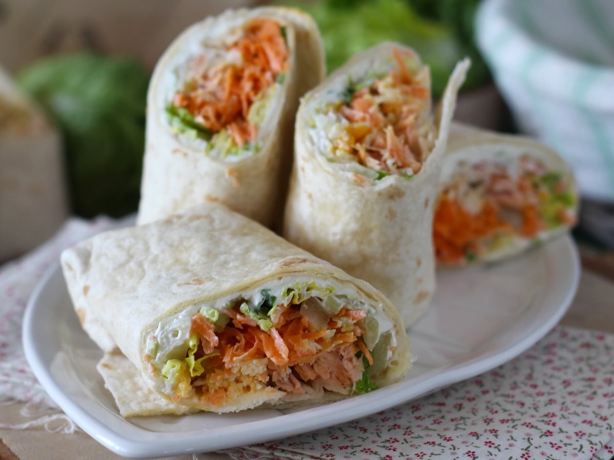 Salmon wraps, the perfect and practical sandwich to take everywhere - photo 2