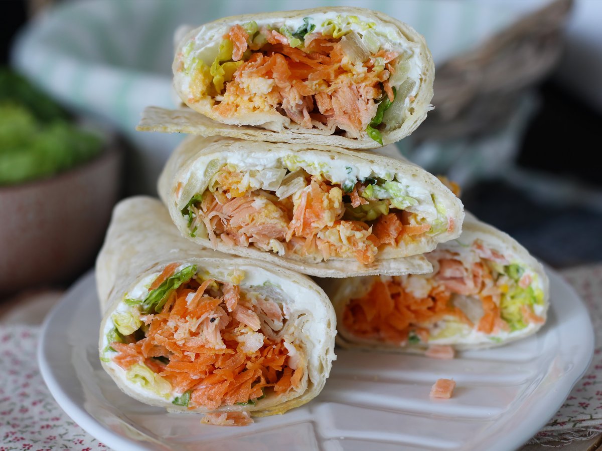 Salmon wraps, the perfect and practical sandwich to take everywhere - photo 3