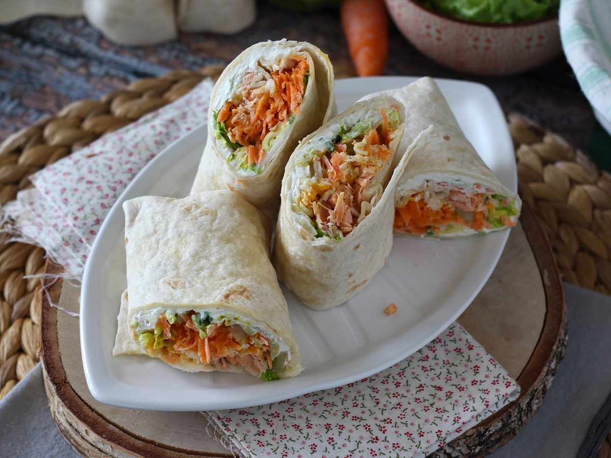 Salmon wraps, the perfect and practical sandwich to take everywhere - photo 4